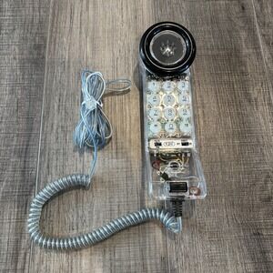Tozai Clear Telephone Phone See Through Vintage Retro 90s  Corded UNTESTED